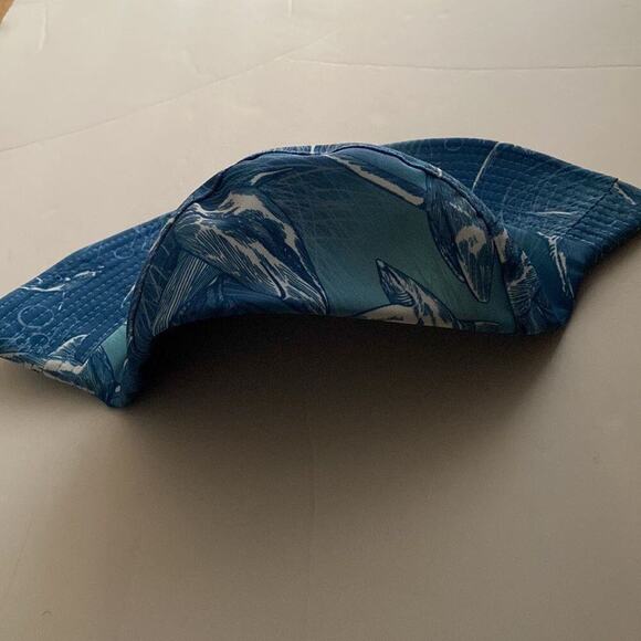 NEW! Bucket Hats Blue Whales Nautical Ocean Print - Picture 4 of 6